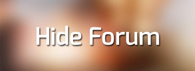 Hide Forum
